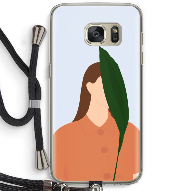 Leaf: Samsung Galaxy S7 Transparant Hoesje met koord