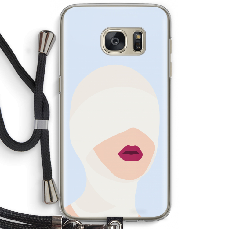 Incognito: Samsung Galaxy S7 Transparant Hoesje met koord