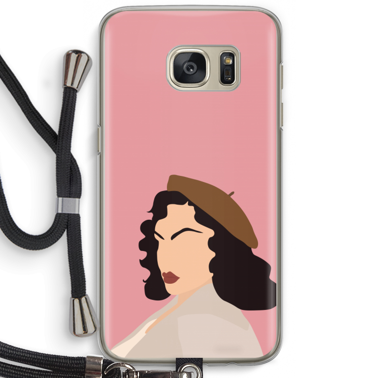 Confidence: Samsung Galaxy S7 Transparant Hoesje met koord