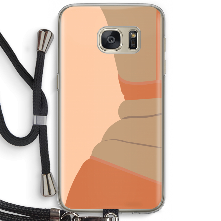 Bikini: Samsung Galaxy S7 Transparant Hoesje met koord