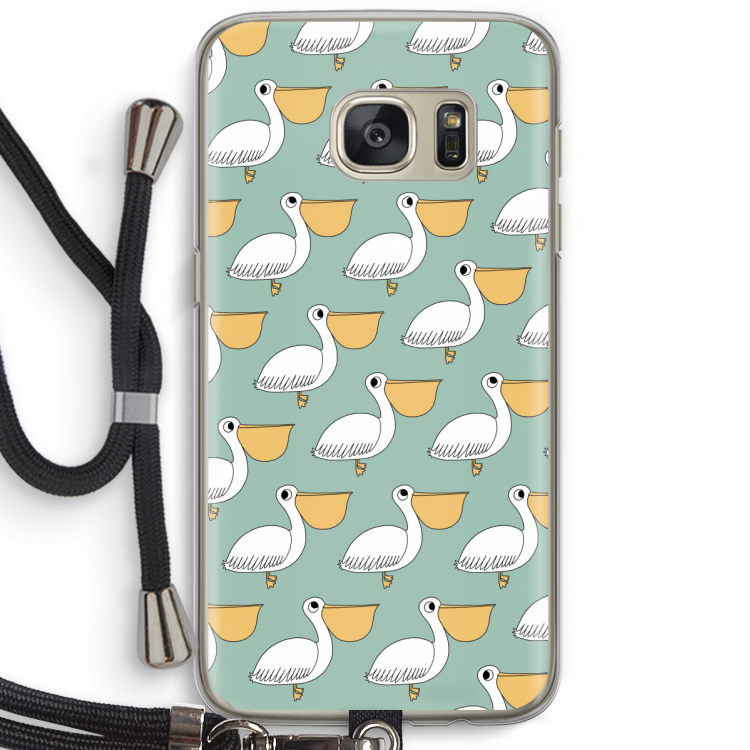 Pelican: Samsung Galaxy S7 Transparant Hoesje met koord