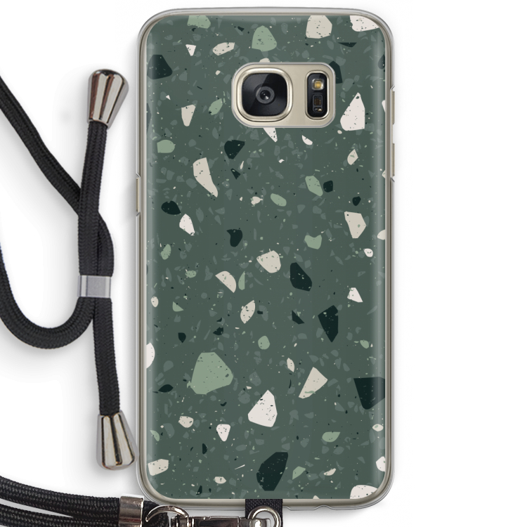 Terrazzo N°19: Samsung Galaxy S7 Transparant Hoesje met koord