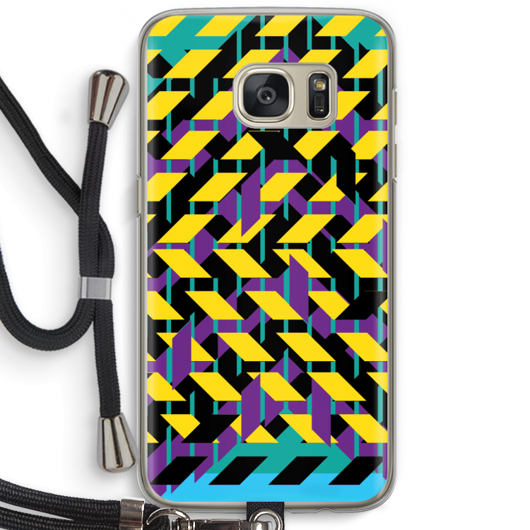 Skew Bee 3: Samsung Galaxy S7 Transparant Hoesje met koord