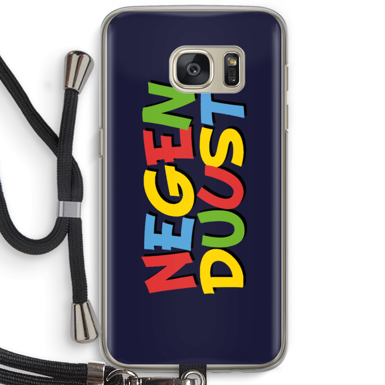 90's One: Samsung Galaxy S7 Transparant Hoesje met koord