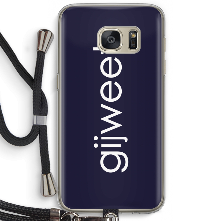 Gijweet: Samsung Galaxy S7 Transparant Hoesje met koord