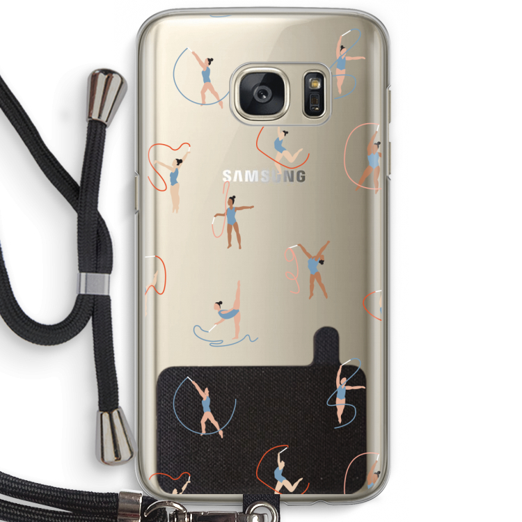 Dancing #3: Samsung Galaxy S7 Transparant Hoesje met koord