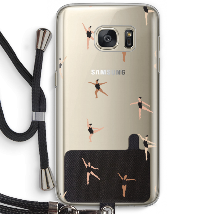 Dancing #1: Samsung Galaxy S7 Transparant Hoesje met koord