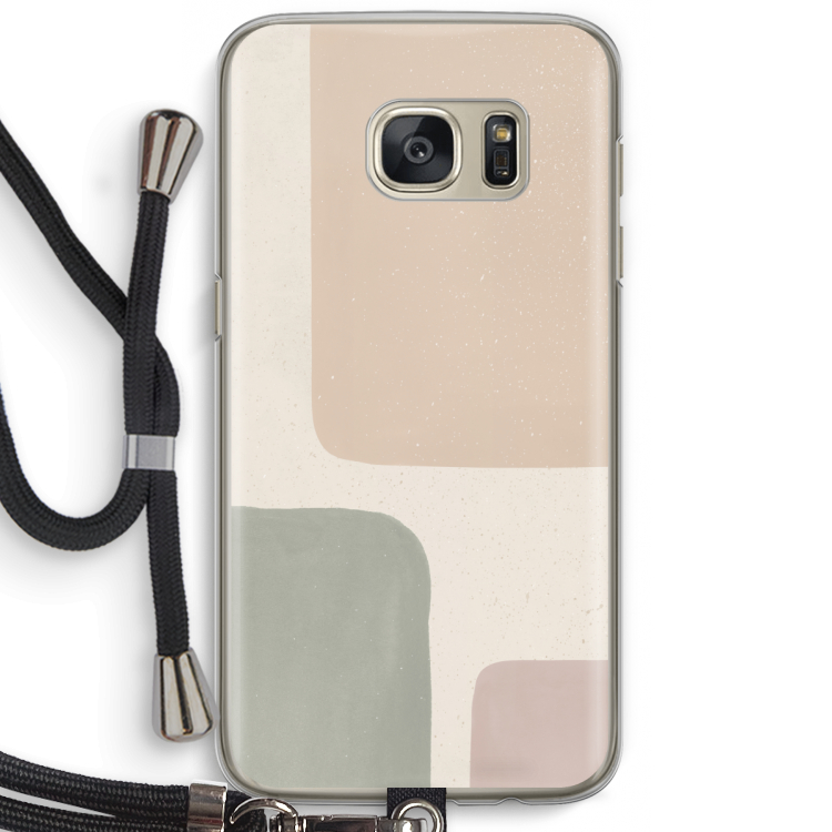 Geo #7: Samsung Galaxy S7 Transparant Hoesje met koord