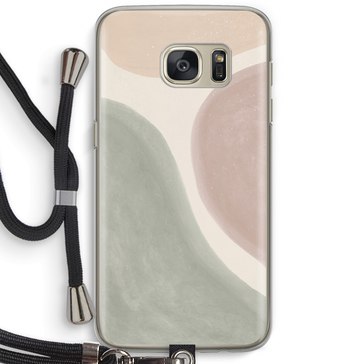 Geo #6: Samsung Galaxy S7 Transparant Hoesje met koord
