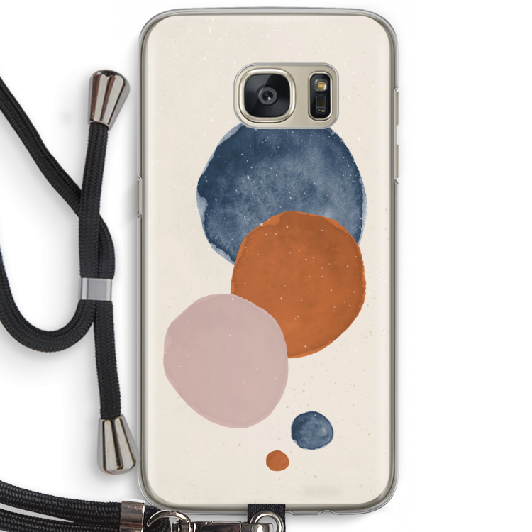 Geo #4: Samsung Galaxy S7 Transparant Hoesje met koord
