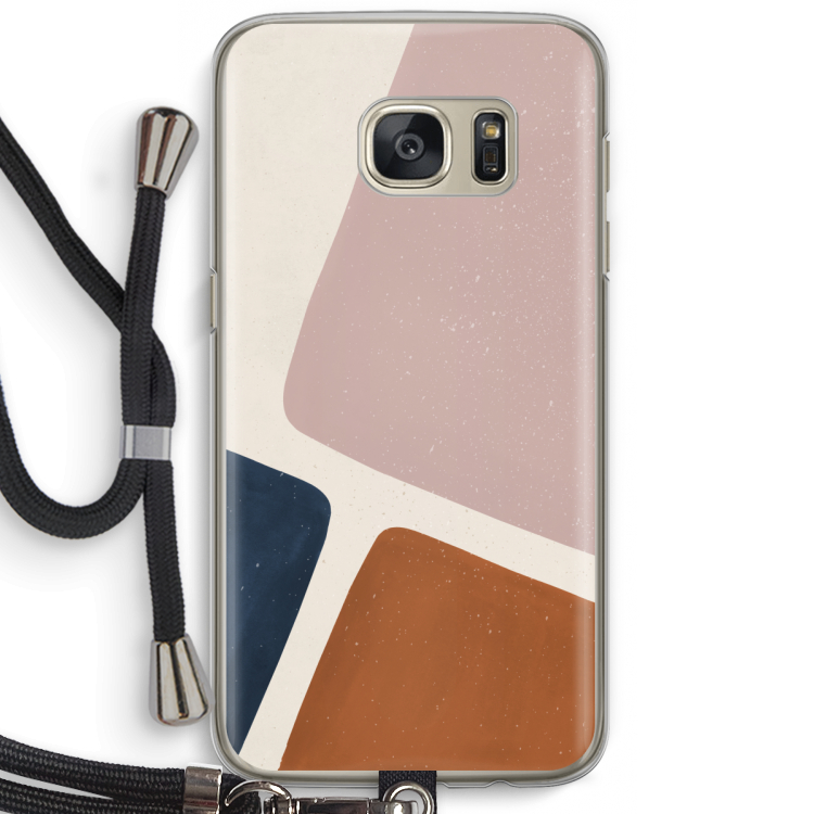Geo #2: Samsung Galaxy S7 Transparant Hoesje met koord