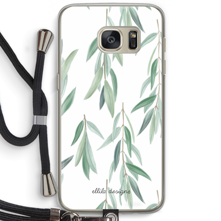 Branch up your life: Samsung Galaxy S7 Transparant Hoesje met koord