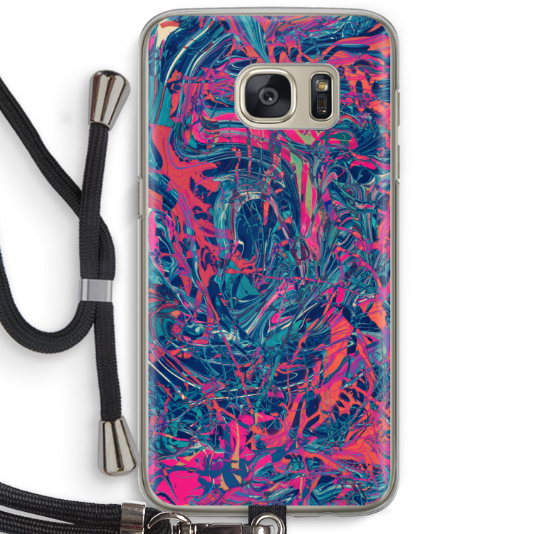Sleeping Dreams: Samsung Galaxy S7 Transparant Hoesje met koord