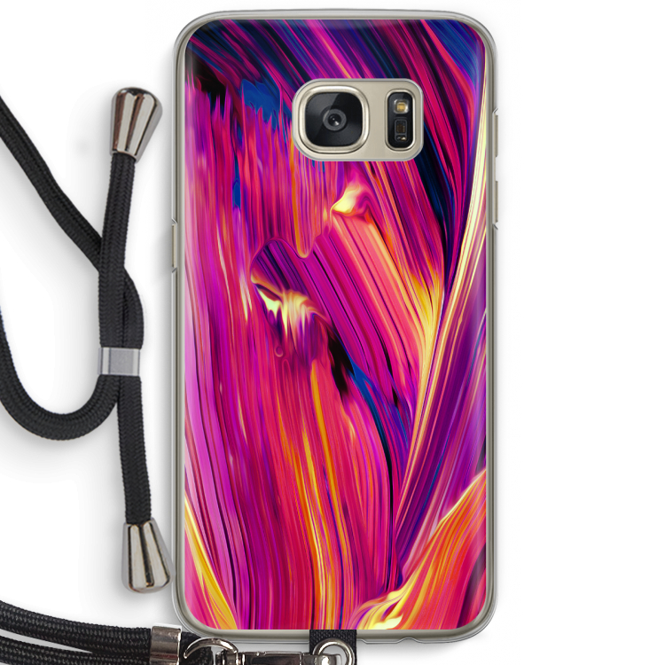 Phoenix: Samsung Galaxy S7 Transparant Hoesje met koord