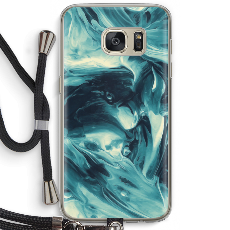 Dreaming About Whales: Samsung Galaxy S7 Transparant Hoesje met koord
