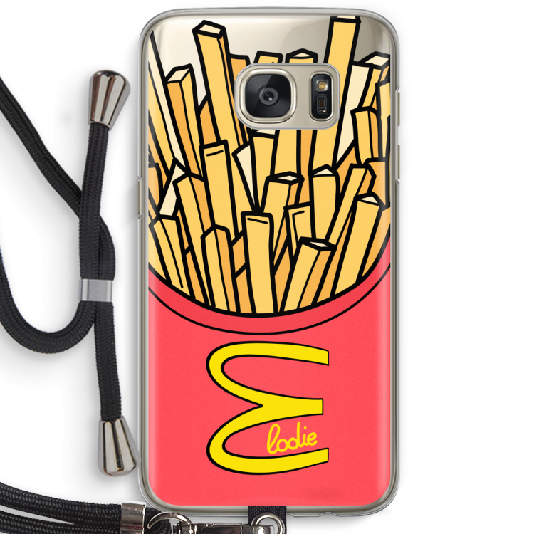 McElodie: Samsung Galaxy S7 Transparant Hoesje met koord