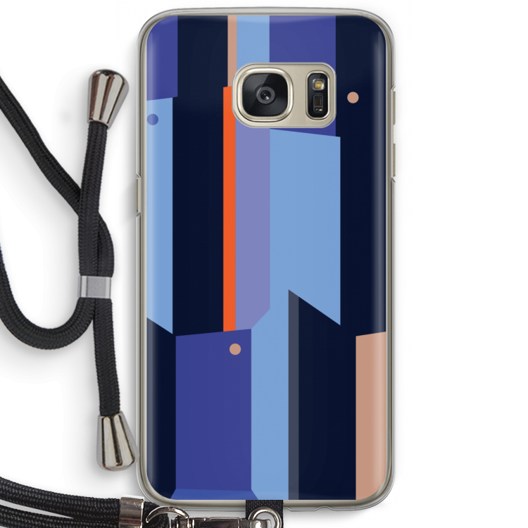 Gestalte 3: Samsung Galaxy S7 Transparant Hoesje met koord