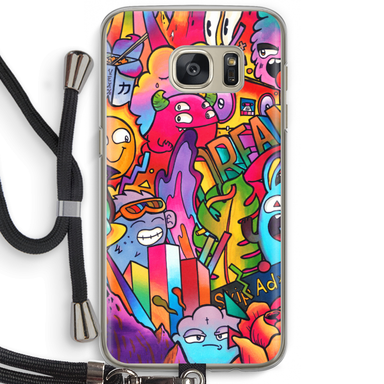 Dreams: Samsung Galaxy S7 Transparant Hoesje met koord