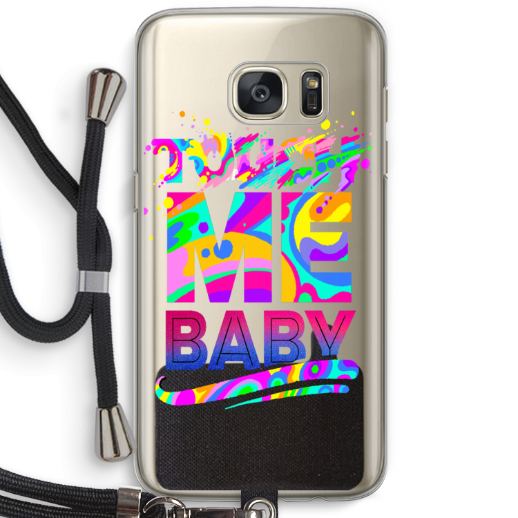 Touch Me: Samsung Galaxy S7 Transparant Hoesje met koord