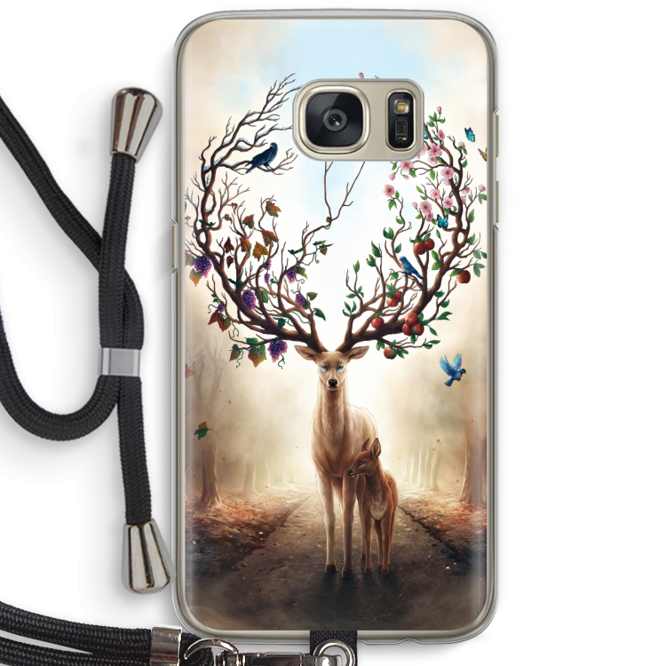 Seasons Change: Samsung Galaxy S7 Transparant Hoesje met koord