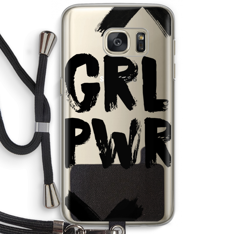 Girl Power #2: Samsung Galaxy S7 Transparant Hoesje met koord