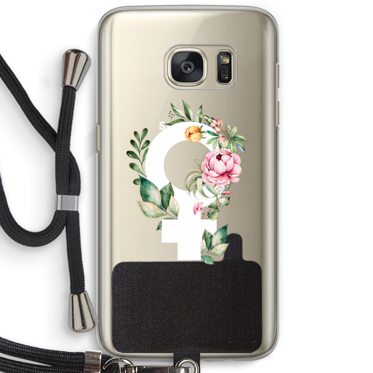 Venus: Samsung Galaxy S7 Transparant Hoesje met koord
