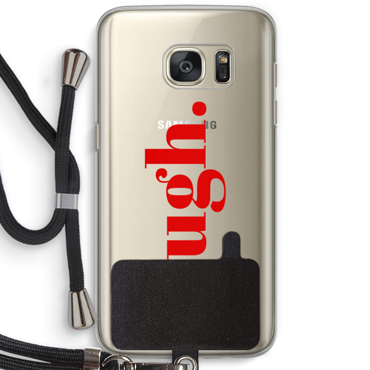 Ugh: Samsung Galaxy S7 Transparant Hoesje met koord