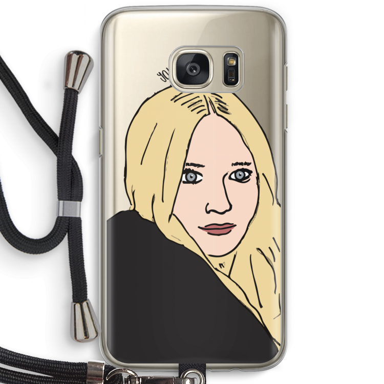 Ashley: Samsung Galaxy S7 Transparant Hoesje met koord