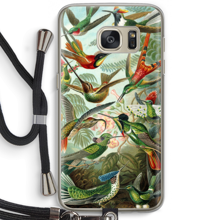 Haeckel Trochilidae: Samsung Galaxy S7 Transparant Hoesje met koord