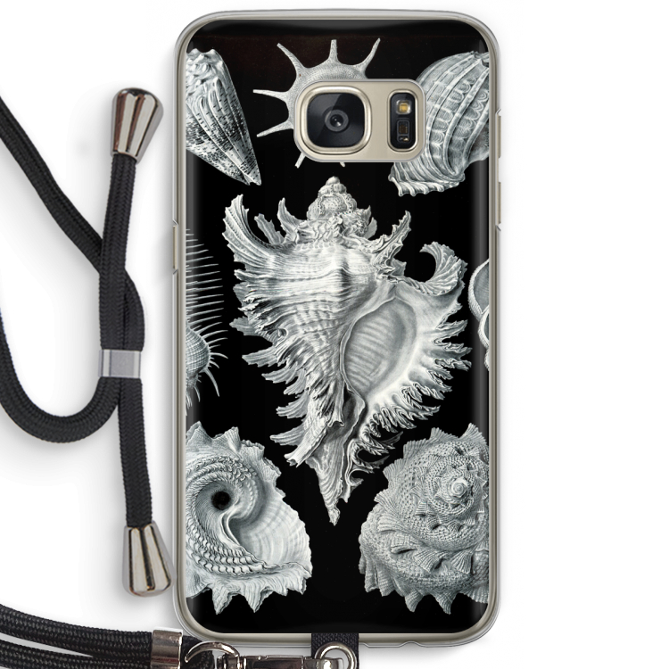 Haeckel Prosobranchia: Samsung Galaxy S7 Transparant Hoesje met koord