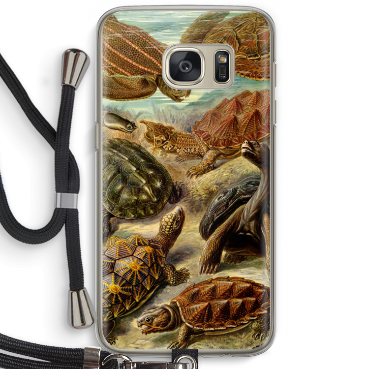 Haeckel Chelonia: Samsung Galaxy S7 Transparant Hoesje met koord
