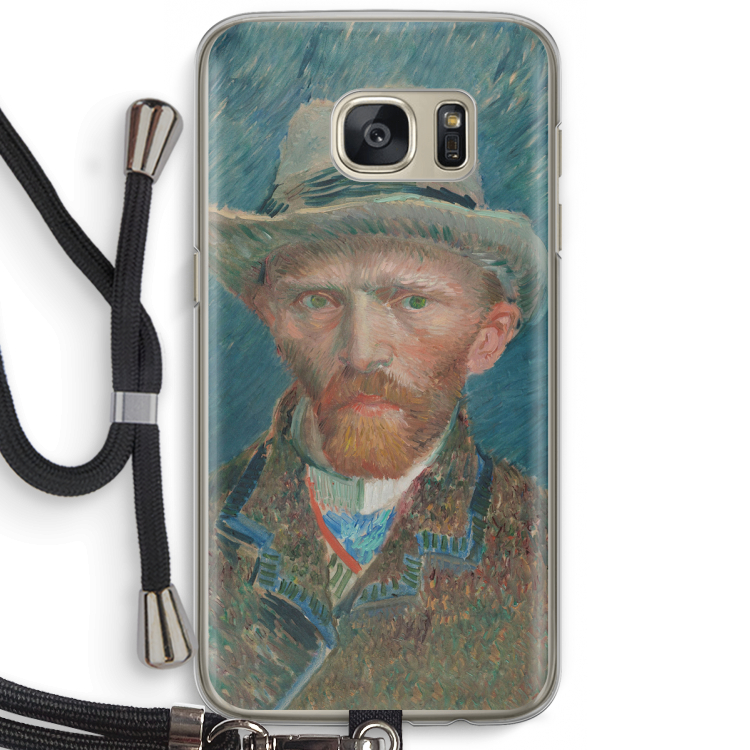 Van Gogh: Samsung Galaxy S7 Transparant Hoesje met koord