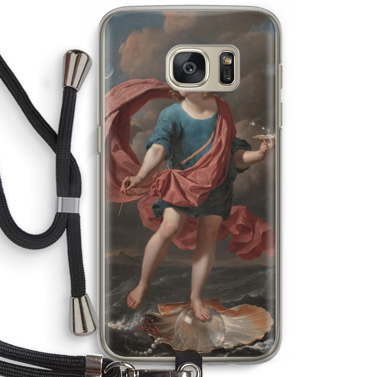 Soap Bubbles: Samsung Galaxy S7 Transparant Hoesje met koord