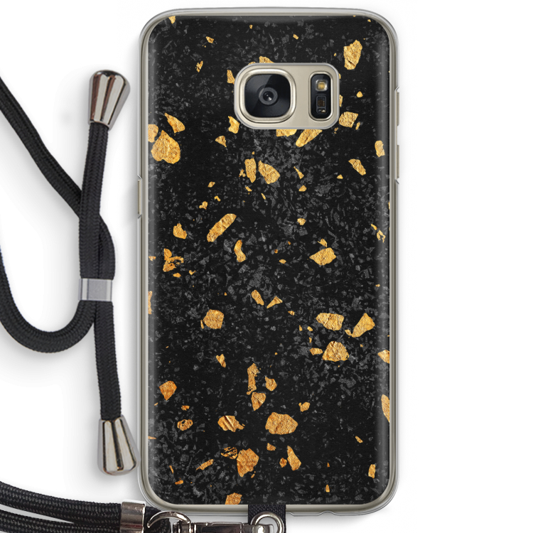 Terrazzo N°7: Samsung Galaxy S7 Transparant Hoesje met koord