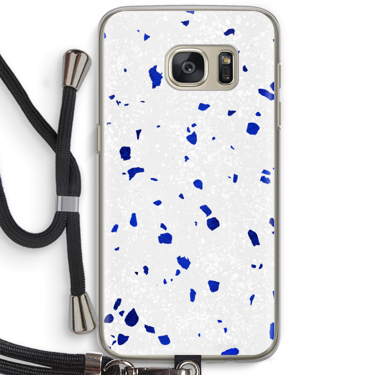 Terrazzo N°5: Samsung Galaxy S7 Transparant Hoesje met koord