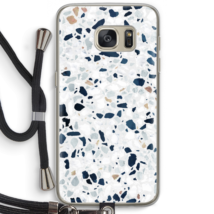 Terrazzo N°1: Samsung Galaxy S7 Transparant Hoesje met koord