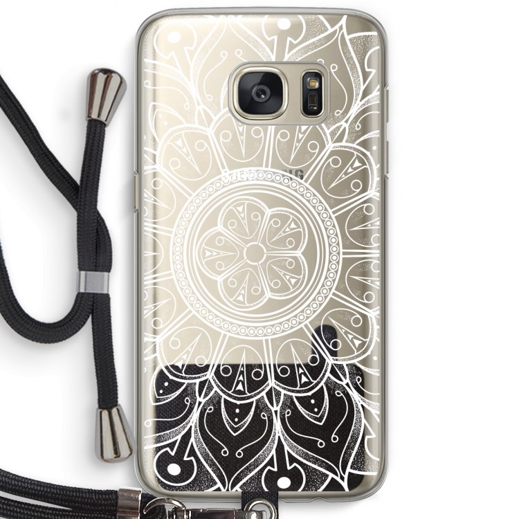 Roses Are Red: Samsung Galaxy S7 Transparant Hoesje met koord