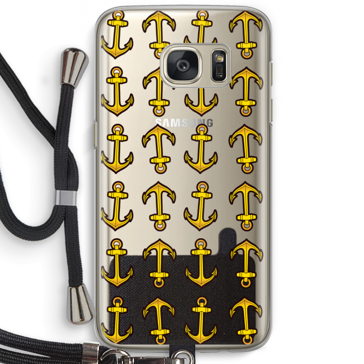 Musketon Anchor: Samsung Galaxy S7 Transparant Hoesje met koord
