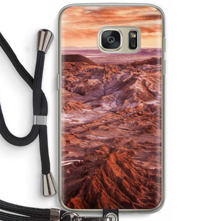 Mars: Samsung Galaxy S7 Transparant Hoesje met koord