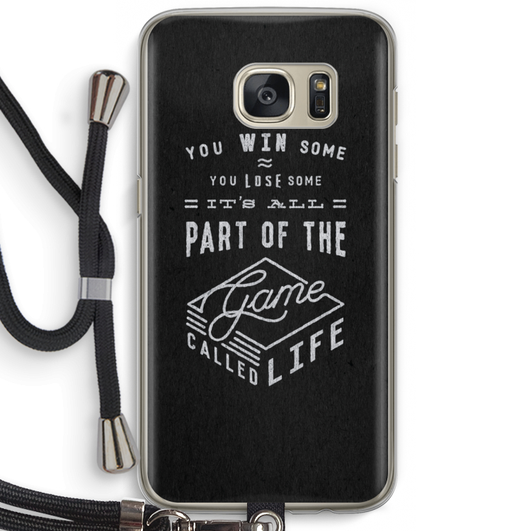 Life: Samsung Galaxy S7 Transparant Hoesje met koord