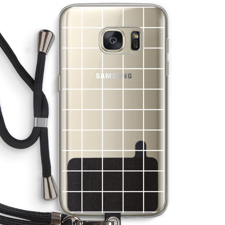 Rooster 2: Samsung Galaxy S7 Transparant Hoesje met koord