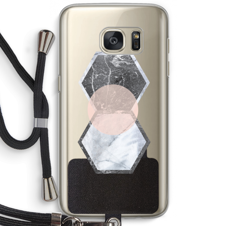 Creatieve toets: Samsung Galaxy S7 Transparant Hoesje met koord