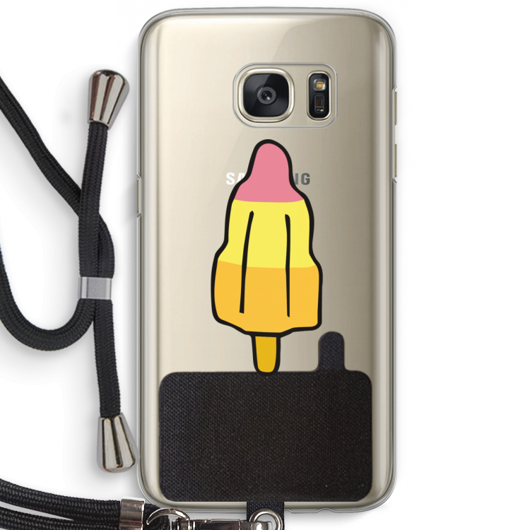 Raketijsje: Samsung Galaxy S7 Transparant Hoesje met koord