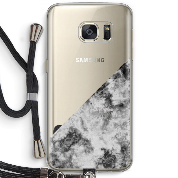 Onweer: Samsung Galaxy S7 Transparant Hoesje met koord