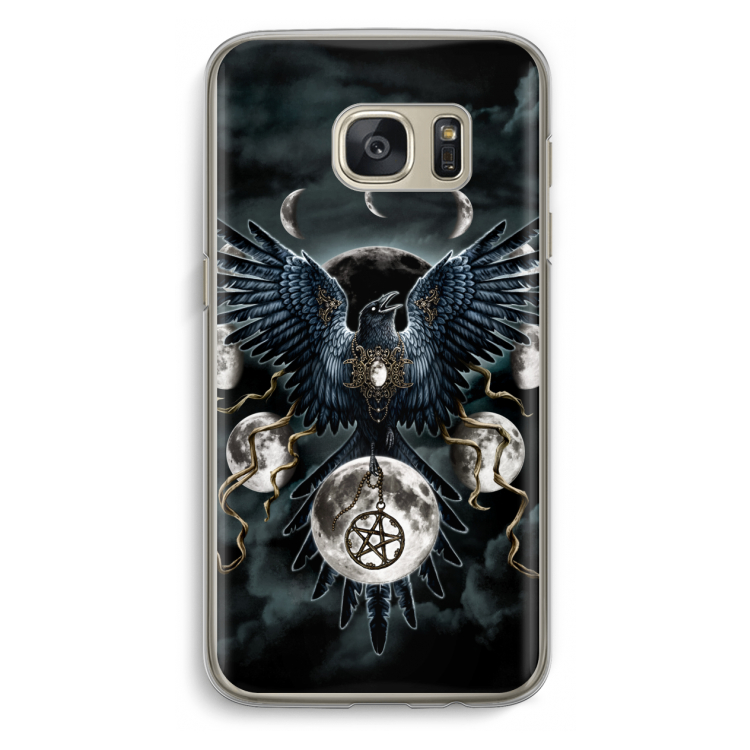 Sinister Wings: Samsung Galaxy S7 Transparant Hoesje