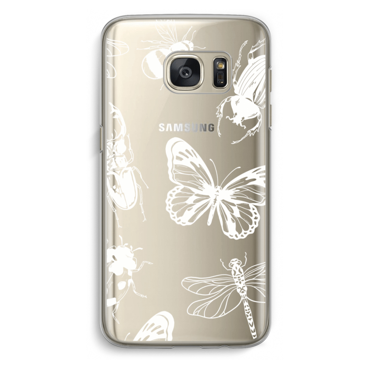Tiny Bugs: Samsung Galaxy S7 Transparant Hoesje