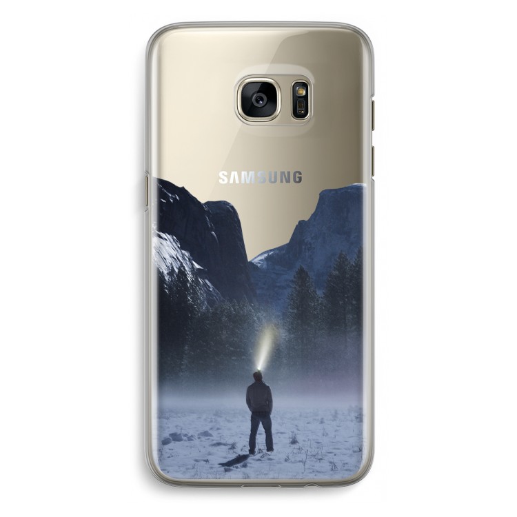 Wanderlust: Samsung Galaxy S7 Edge Transparant Hoesje