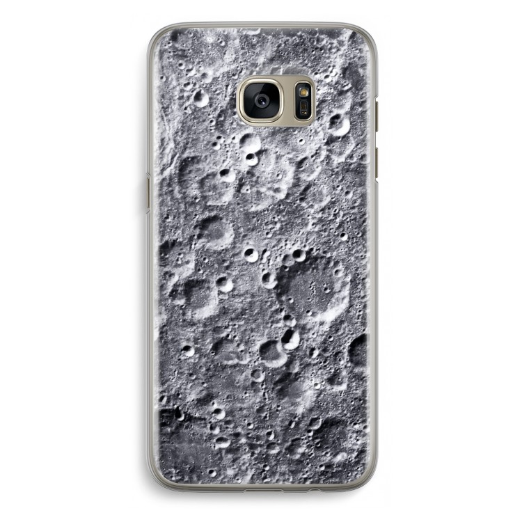 Maanlandschap: Samsung Galaxy S7 Edge Transparant Hoesje