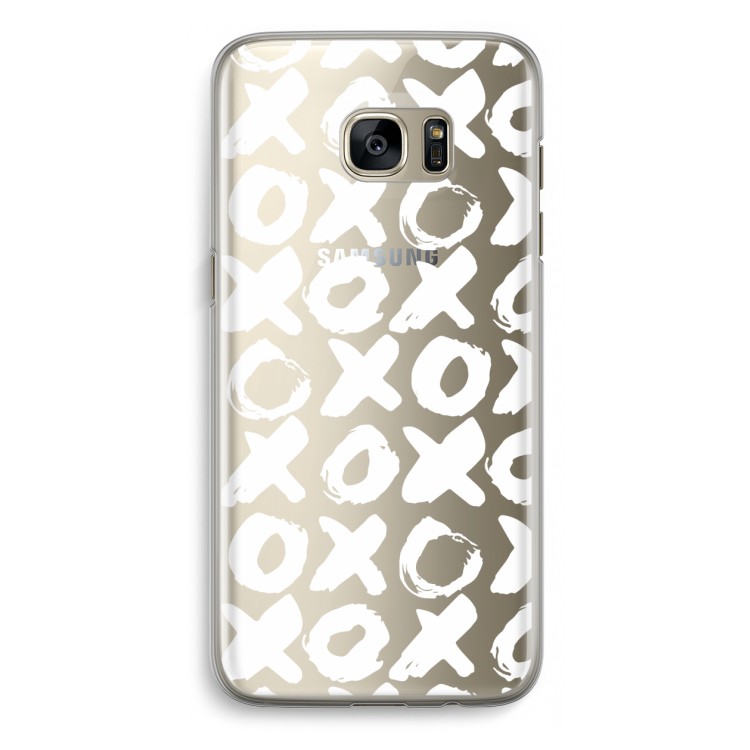 XOXO: Samsung Galaxy S7 Edge Transparant Hoesje