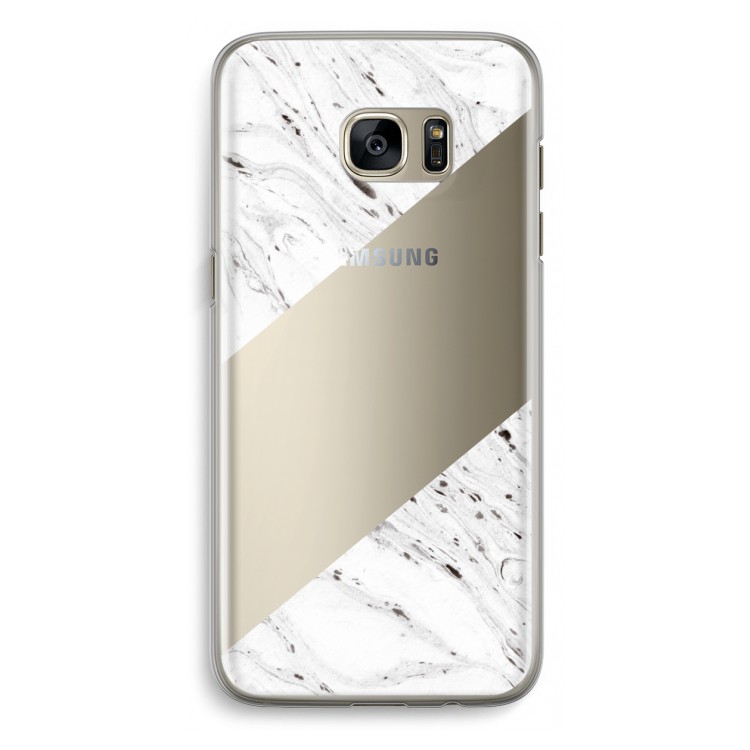 Biggest stripe: Samsung Galaxy S7 Edge Transparant Hoesje